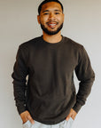 Vintage Black Classic Fleece Crew