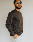 Vintage Black Classic Fleece Crew