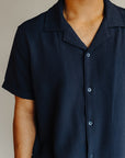 Navy Seersucker Amalfi