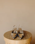 Sam Edelman Silver Bianka Sling Heel