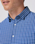 Cobalt Ben Plaid Leeward No Tuck Long Sleeve Dress Shirt