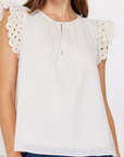 White Taelor Top