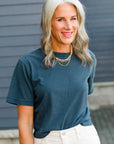 Moonlit Ocean Relaxed Crop Tee