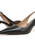 Black Bianka Sling Heel
