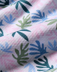 White Floral Collage Halyard SS Dress Shirt
