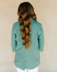 Maya Blue Linen Blazer