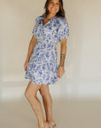 Blue Marguerite Foirella Dress