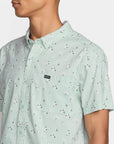 Green Tea That'll Do Button Up