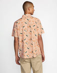 Desert Taupe Botanical Button Up