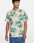 Light Khaki Botanical Button Up