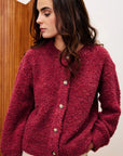 Bordeaux Selkirk Cardigan