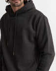 Vintage Black Classic Fleece Hood