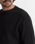 Vintage Black Classic Waffle Knit
