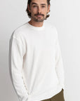 Vintage White Classic Waffle Knit