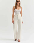 Cream Far Out High Rise Wide Leg