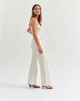 Cream Far Out High Rise Wide Leg
