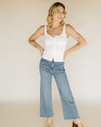 Sugar Swizzle End Game Pointelle Tank