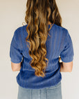 Victorian Blue Athalie Top