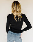 Black Going Places Cardigan