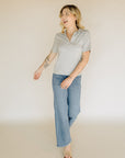 Heather Grey Adrianna Top