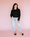 Black & White Stasia Sweater