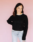 Black & White Stasia Sweater