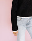 Black & White Stasia Sweater