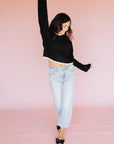 Black & White Stasia Sweater