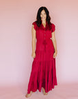 Fall Red Margaret Dress