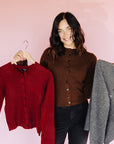 Brown Ada Cardigan