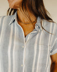 Ivory Blue Benny Shirt