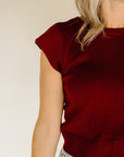 Garnet Eleanor Knit Top