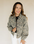 Tan/Brown Bailey Button Front Jacket