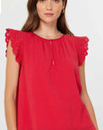 Red Taelor Top