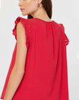 Red Taelor Top