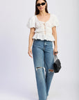 White Marisol Top