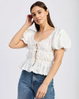 White Marisol Top