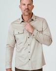 Taupe Country Road Shirt Jacket