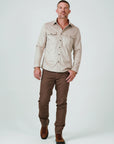 Taupe Country Road Shirt Jacket