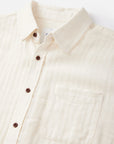 Vintage White Alan Solid Shirt