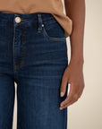 Innoxious Meg Wide Leg Raw Hem Denim