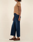 Innoxious Meg Wide Leg Raw Hem Denim