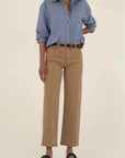 Caramel Charlotte Wide Leg Denim