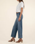 Faith Meg High Rise Front Pin Tuck Denim