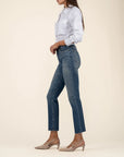 Explore Rachael Mom Raw Hem Denim