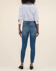 Positively Charlize High Rise Fab Ab Ankle Skinny