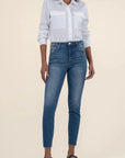 Positively Charlize High Rise Fab Ab Ankle Skinny