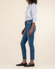 Positively Charlize High Rise Fab Ab Ankle Skinny
