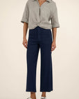 Wheat Rebel Knot Front Shirt