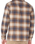 Chestnut/Ivory Men's Flap Pocket Over Shirt